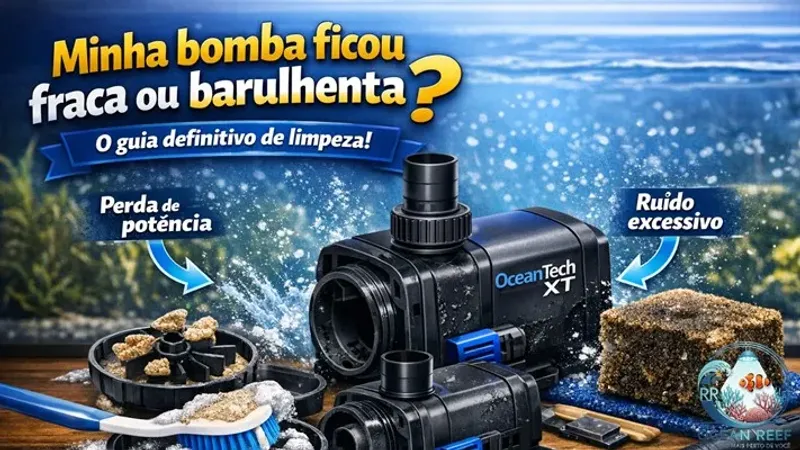 Minha bomba ficou fraca ou barulhenta?